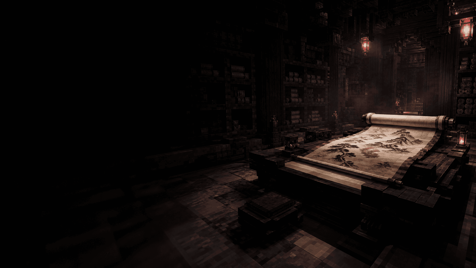 Архив DarkTerritory с картой и свитками